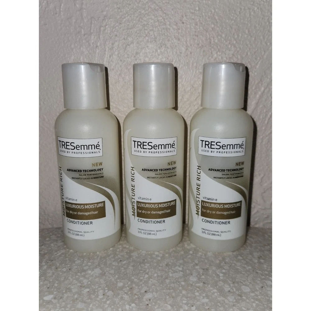 NEW~3 Pack Tresemme Moisture Rich Conditioner Vitamin E 3Oz‎ Each